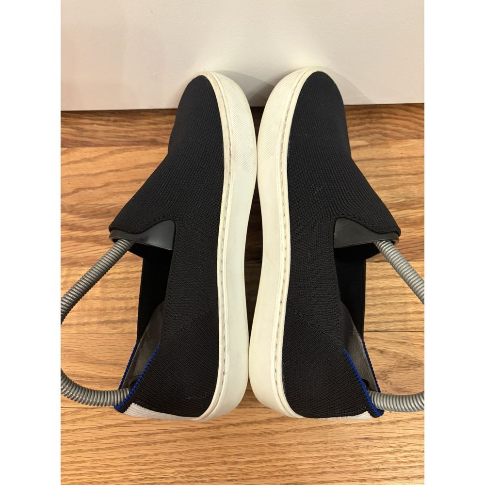 Rothy's Women's The Original Slip-On Black Knit Washable Sneakers Size 7 - Picture 4 of 7